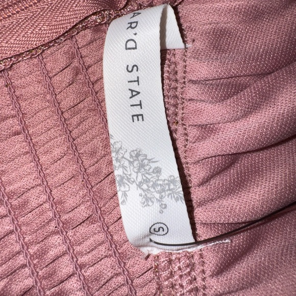 Altar’d State Wilma Metallic Mini Dress Rose Gold Small NWT - Picture 8 of 8